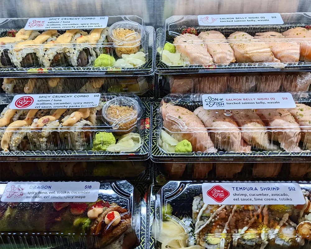 HIGH-QUALITY GRAB AND GO SUSHI