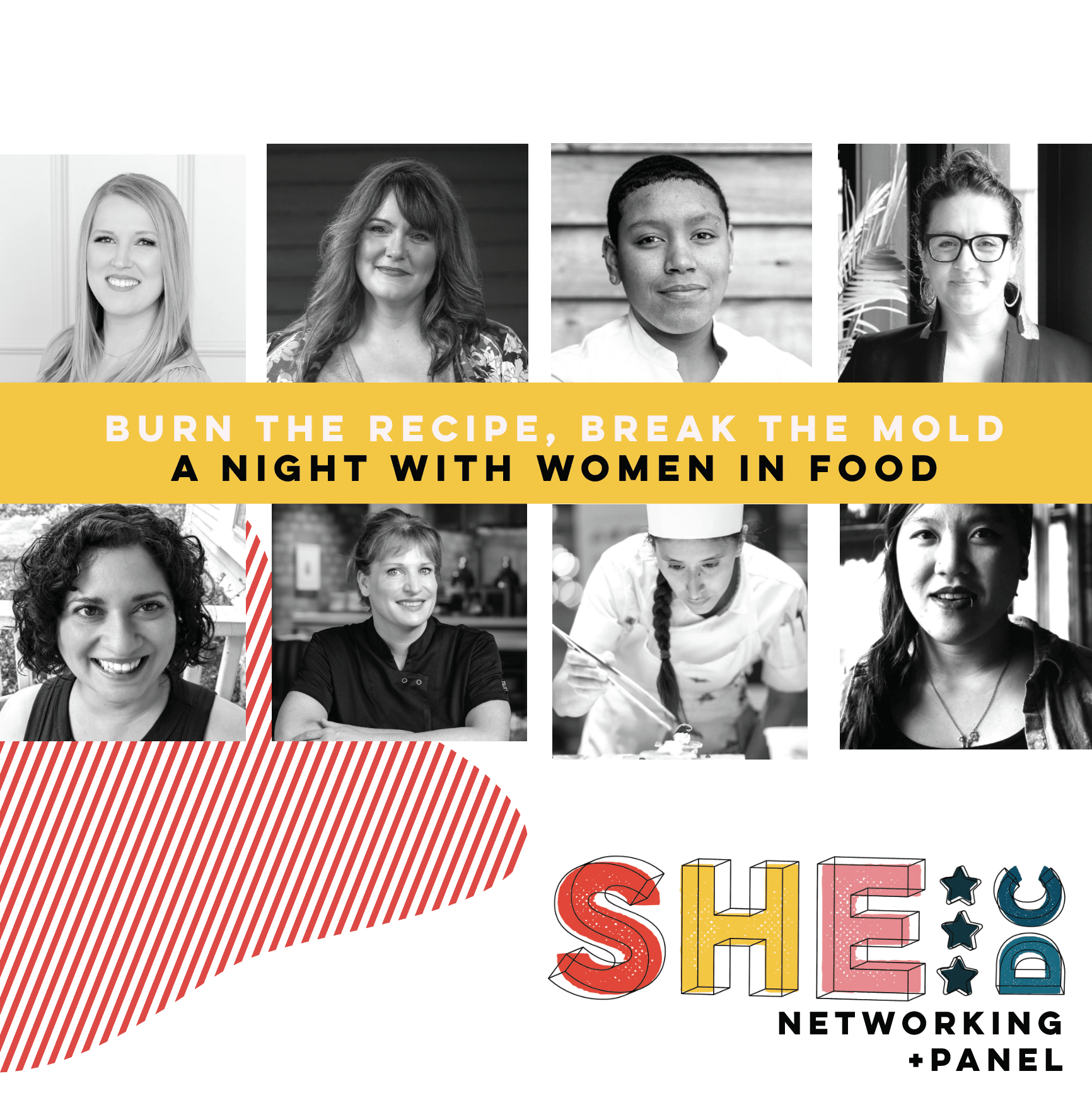 Image for SHE:DC Burn the Recipe, Break the Mold: An Evening with Women in Food