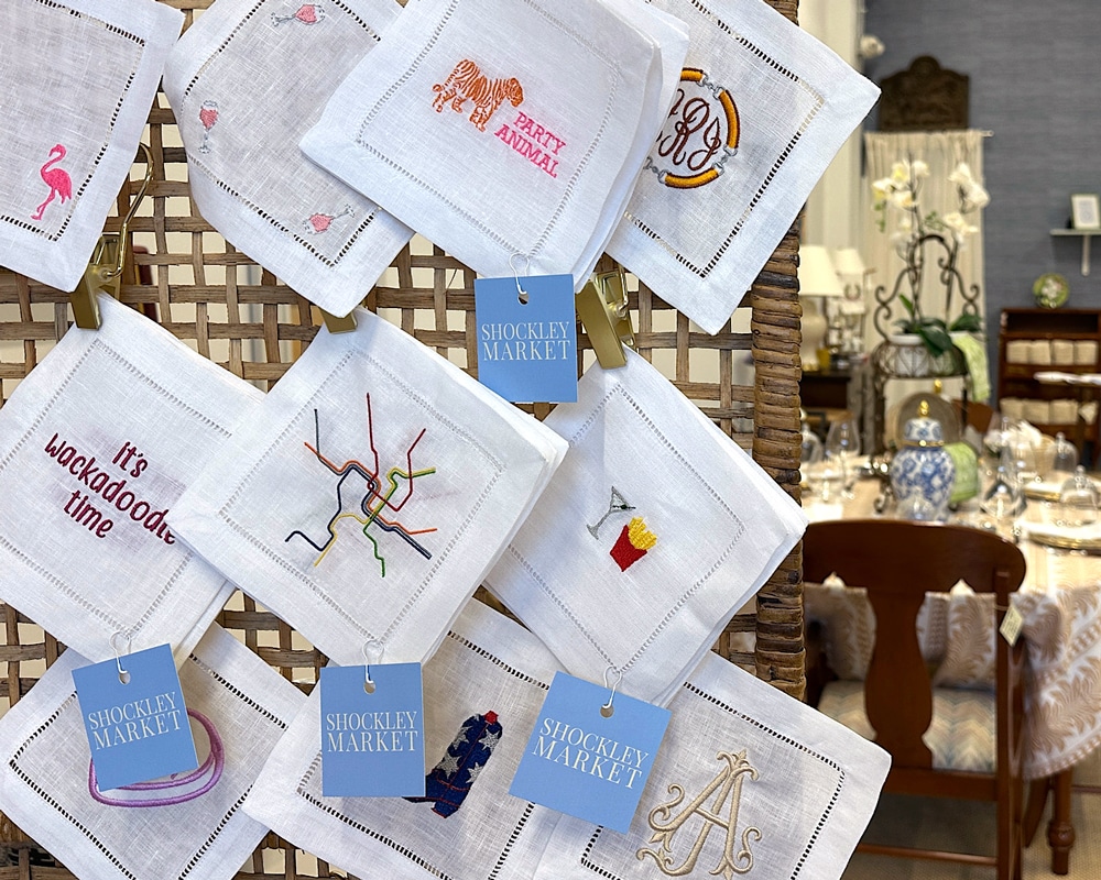 If it's not moving, monogram it.